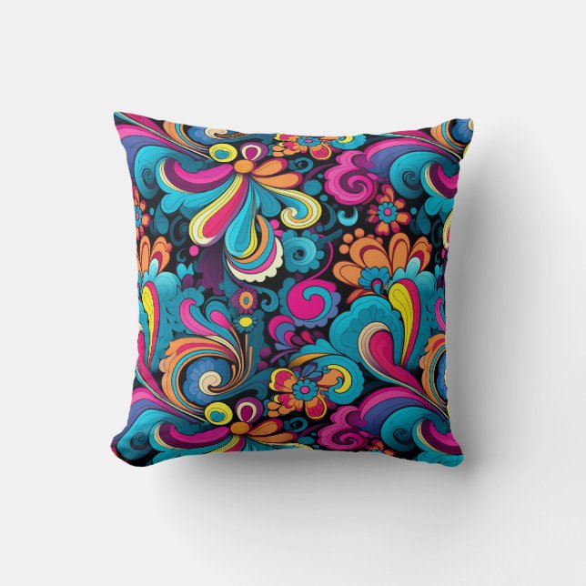 Almofada Groovy Art Travesseiro decorativo (Frente)