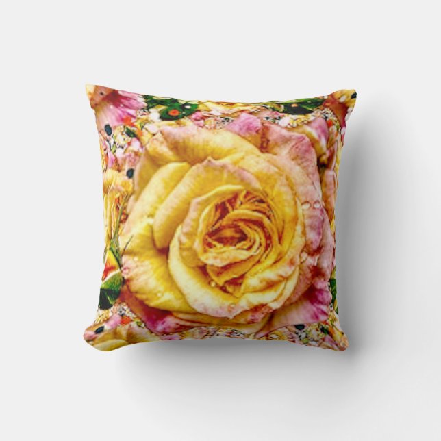 Almofada Groovy Golden Rose Opulence: (Frente)