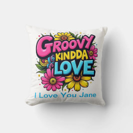Almofada Groovy Kinda Love