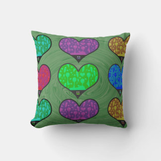 Almofada Groovy Lava Hearts Melty Fun Sessenta Vibes