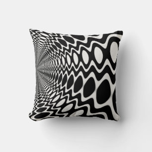 Almofada Groovy Peace Sound Waves Pattern Cushion