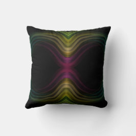 Almofada Groovy Psychedelic Pattern Abstrato Art Colorido