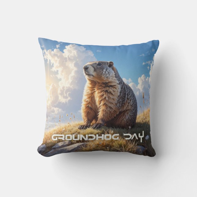 ALMOFADA GROUNDHOG DAY (Frente)