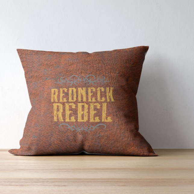 Almofada Grunge de Ferrugem Rebelde Caipira (Criador carregado)