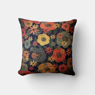 Almofada Grunge Floral
