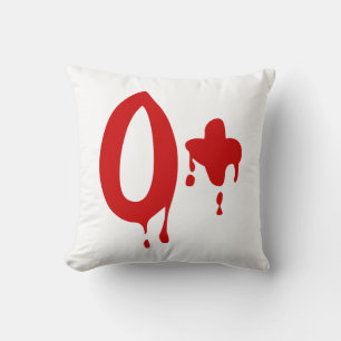 Almofada Grupo Sanguíneo O+ Positivo #Hospital de Horror