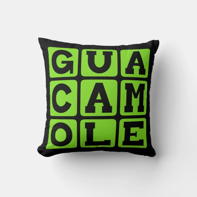 Almofada Guacamole, Molho de Abacate (Frente)