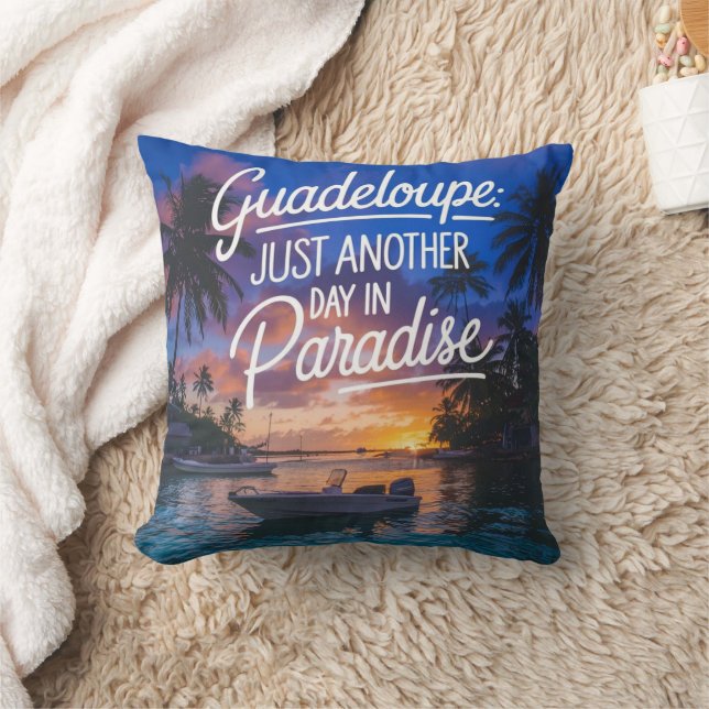 Almofada Guadeloupe: Un jour de plus au paradis (Cobertor)