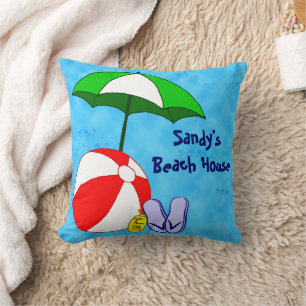 Almofada Guarda-chuva de Praia Personalizado e Travesseiro