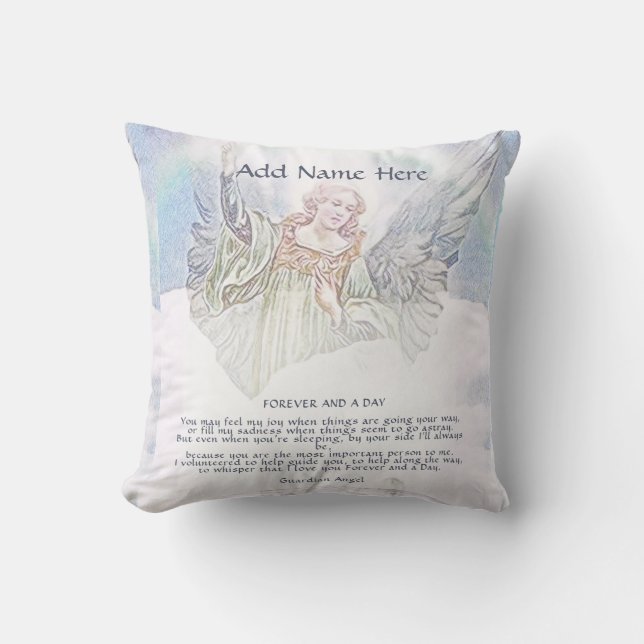 Almofada Guardian Angel Blanket Personalizado (Frente)