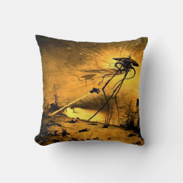 Almofada Guerra dos Mundos H G Wells Ficção Científica 