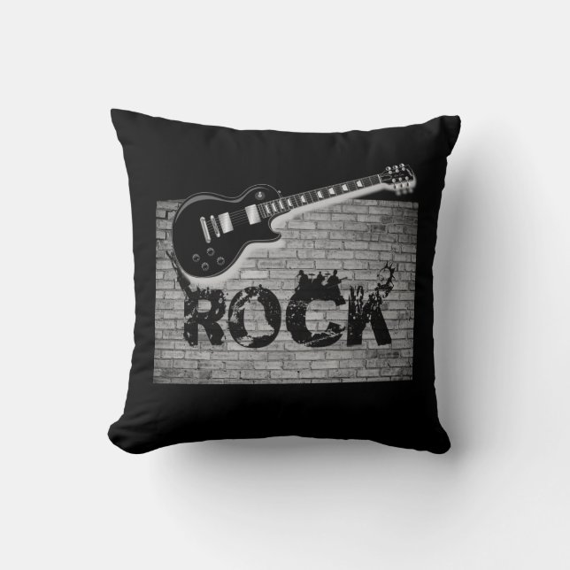Almofada Guitarra travesseiro decorativo (Frente)