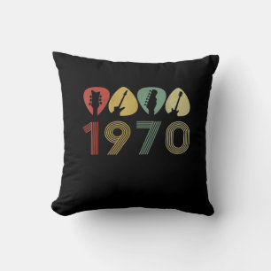 Almofada Guitarrista Guitarra Picada 1970 Aniversário Guita
