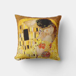 Almofada Gustav Klimt A Pintura Clássica Beija