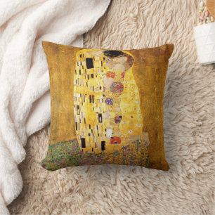 Almofada Gustav Klimt A Pintura Clássica Beija