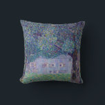 Almofada Gustav Klimt - Farmhouse no Alto da Áustria<br><div class="desc">Farmhouse no Alto da Áustria - Gustav Klimt,  Oil on Canvas,  1911</div>