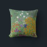 Almofada Gustav Klimt Flower Garden Vintage Art Nouveau<br><div class="desc">Gustav Klimt Flower Garden Vintage Art Nouveau Pintura De Belas Artes 1907</div>