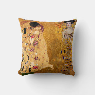 Almofada Gustav Klimt, pinturas Collage, Arte Combinada