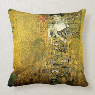 Almofada Gustavo Klimt a senhora dourada Coxim