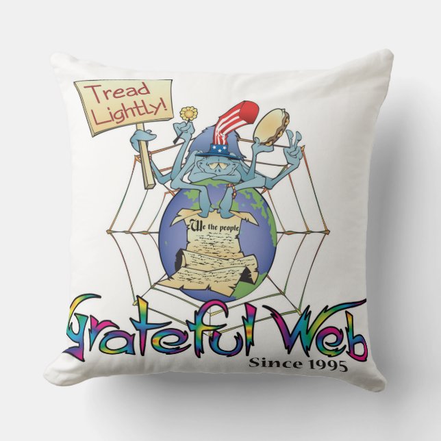 Almofada Gweb Spy Dye Throw Pillow (Frente)