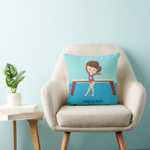 Almofada Gymnastics Girl Personalizadas Kids de ginastas