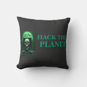 Almofada HACK O PLANETA - A dominação digital começa aqui
