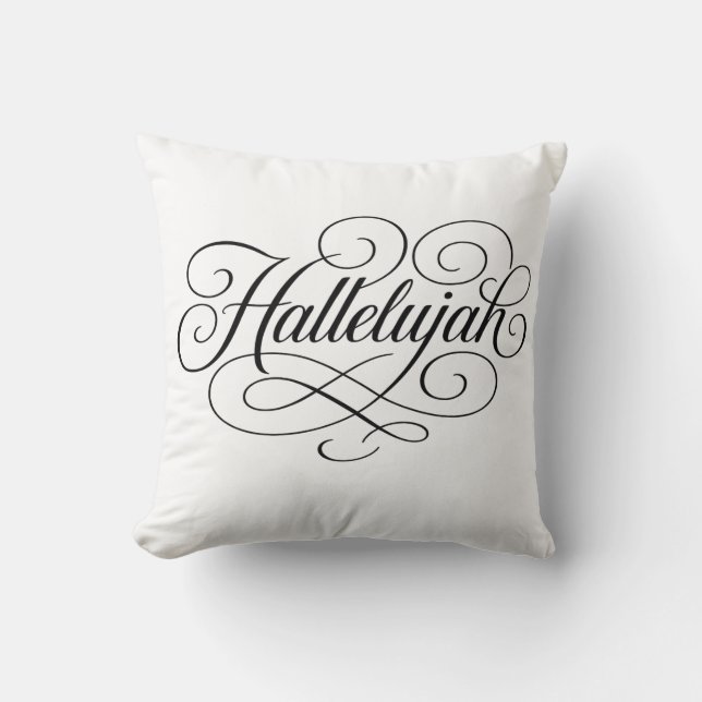 Almofada Hallelujah Monogram (Frente)