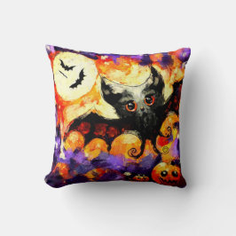Almofada Halloween Bat Moon Bats Seasonal