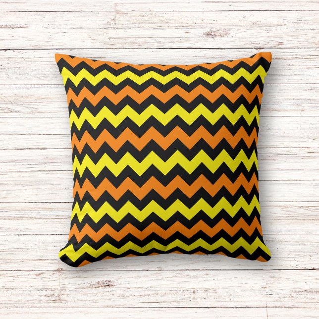 Almofada Halloween Chevron Pattern (Criador carregado)
