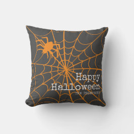 Almofada Halloween de aranha na Web