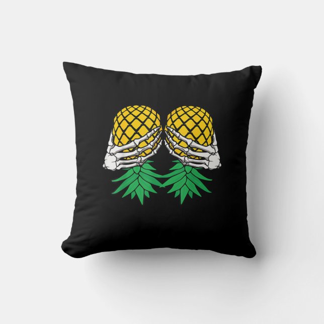 Almofada Halloween De Cima Para Baixo Pineapple Swinger Ske (Frente)