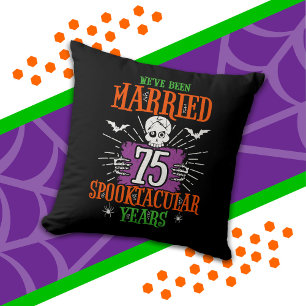 Almofada Halloween Espetacular 75º Aniversário de Casamento