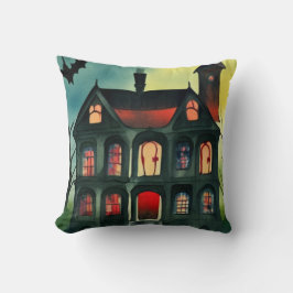 Almofada Halloween Haunted House
