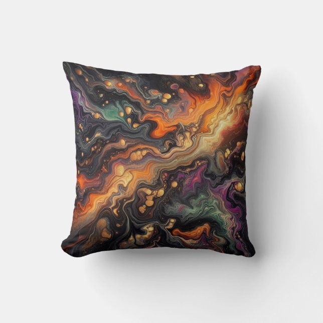 Almofada Halloween inspirado / Creek / Puddle Pour Throw (Frente)