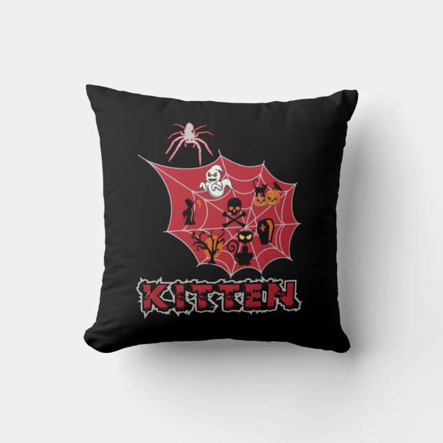 Almofada Halloween Kitten Halloween (Frente)