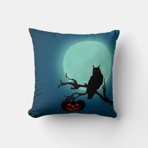 Almofada Halloween Night Pumpkin Owl