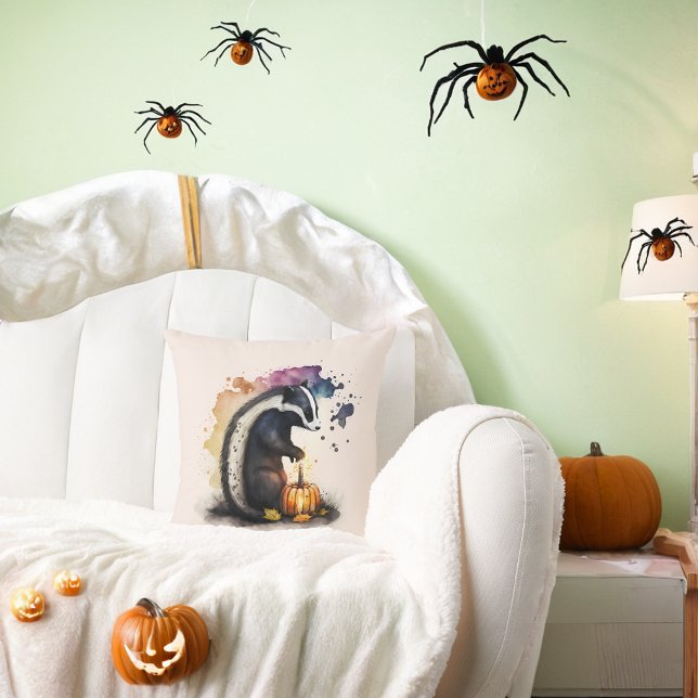Almofada Halloween Skunk e Spider (Criador carregado)