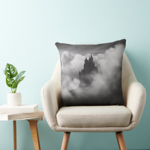 Almofada Halloween Spooky Castle Gothic Black