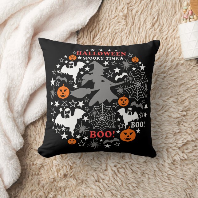 Almofada Halloween Spooky Time (Cobertor)
