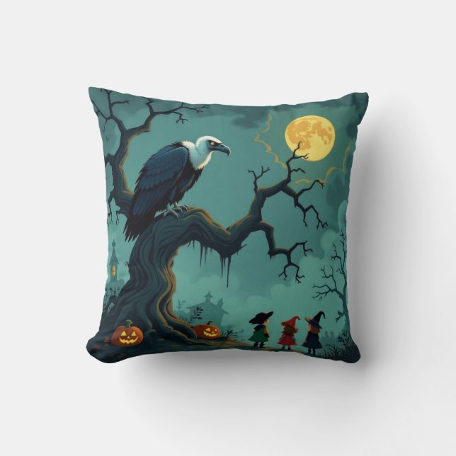 Almofada Halloween Vulture (Frente)