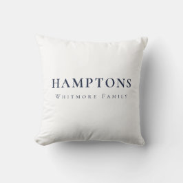 Almofada Hamptons Personalized Preppy Custom Text 