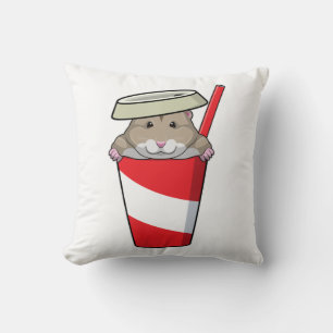 Almofada Hamster com Bebida