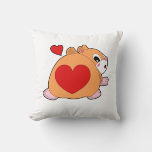 Almofada Hamster com Coração