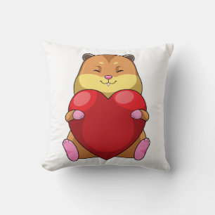 Almofada Hamster com Coração