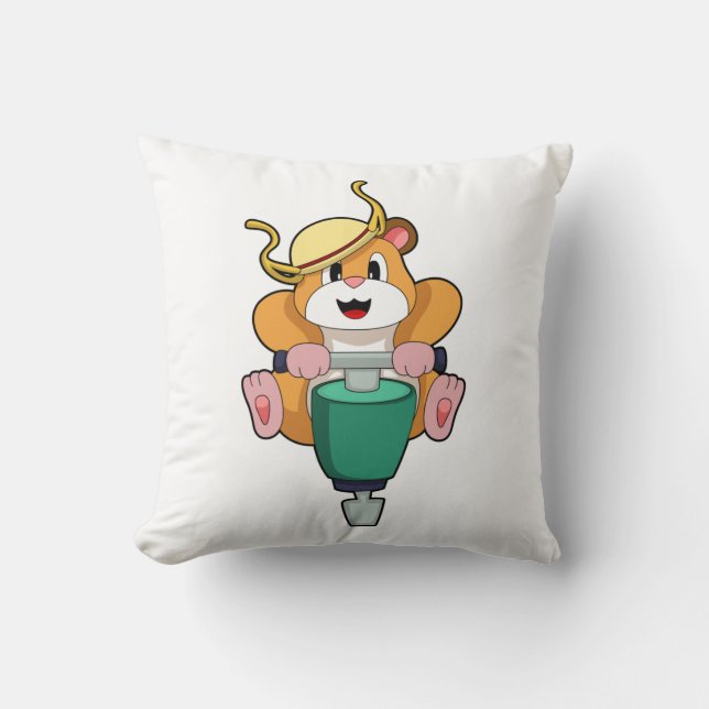 Almofada Hamster com Jackhammer (Frente)