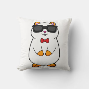 Almofada Hamster com óculos de sol e Arco