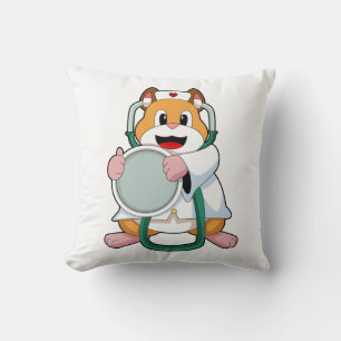 Almofada Hamster como Doutor com Stethoscope.PNG