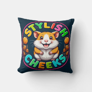 Almofada Hamster Fofo em Cores Vibrantes