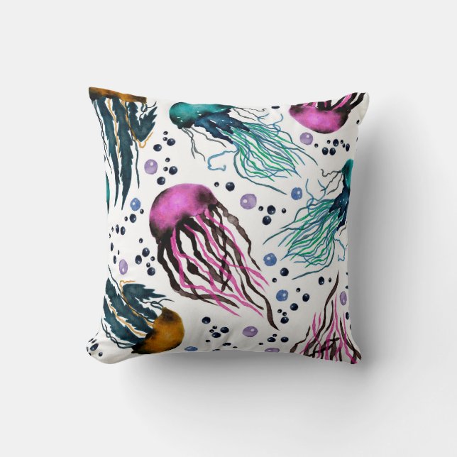 Almofada Hand drawn illustration. Seamless pattern. Digital (Frente)