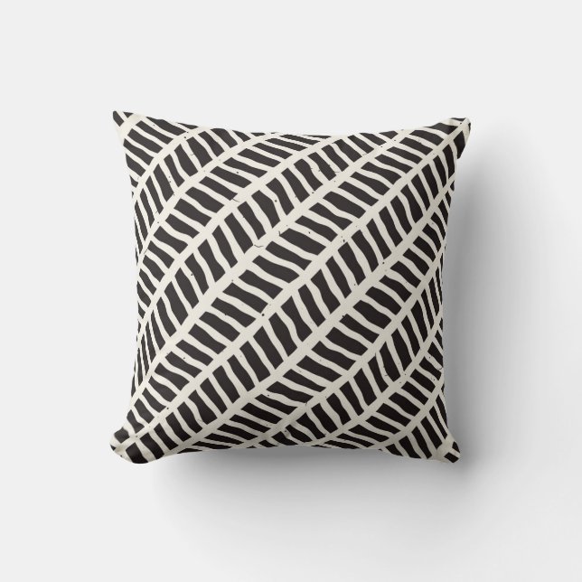 Almofada Hand drawn style seamless pattern. Abstract geomet (Frente)
